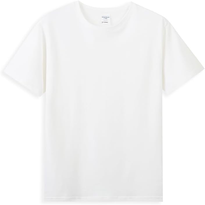 40s Double-Yarn Cotton Crew Neck T-Shirt, Moderate Fit Short Sleeve Tee for Custom Logo Wear Unisex Short Sleeve T-Shirt -