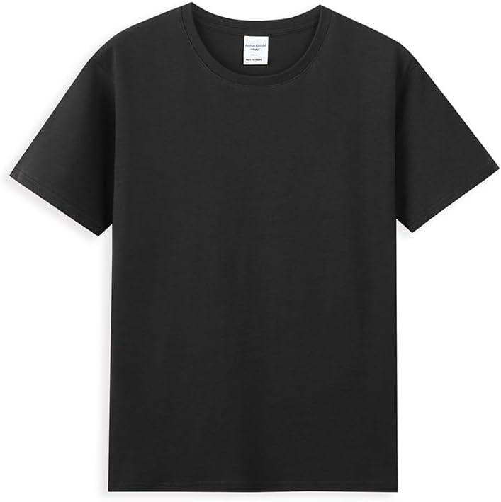 40s Double-Yarn Cotton Crew Neck T-Shirt, Moderate Fit Short Sleeve Tee for Custom Logo Wear Unisex Short Sleeve T-Shirt -