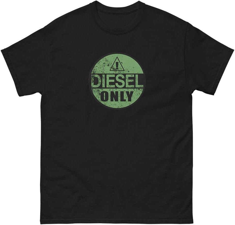 Diesel Truck Driver T-Shirt Mens Powerstroke Duramax Tee - Black
