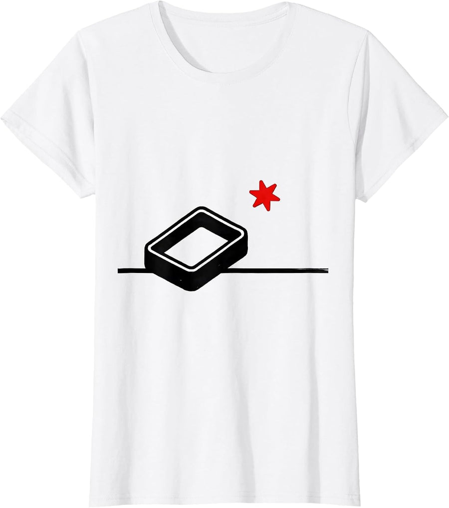 Women's Cursor Wildcard Linux Open Source Programmer T-Shirt - White