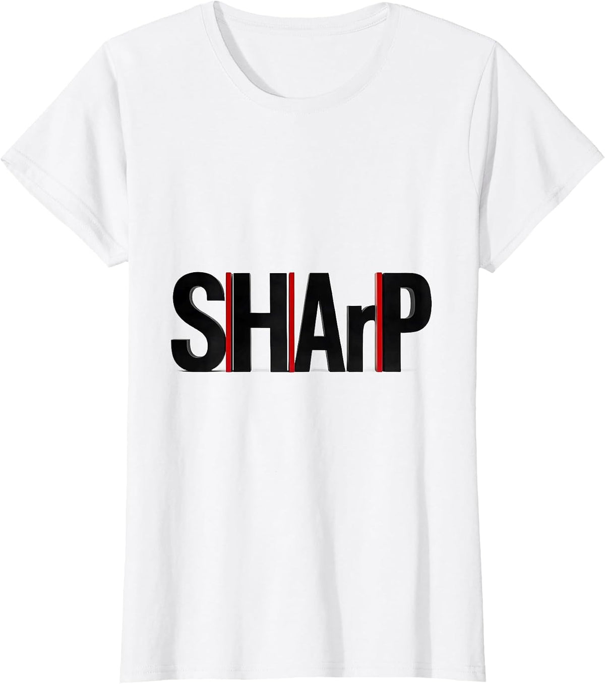 S-H-Ar-P Funny Science Chemistry Nerd Humor Gift T-Shirt - White