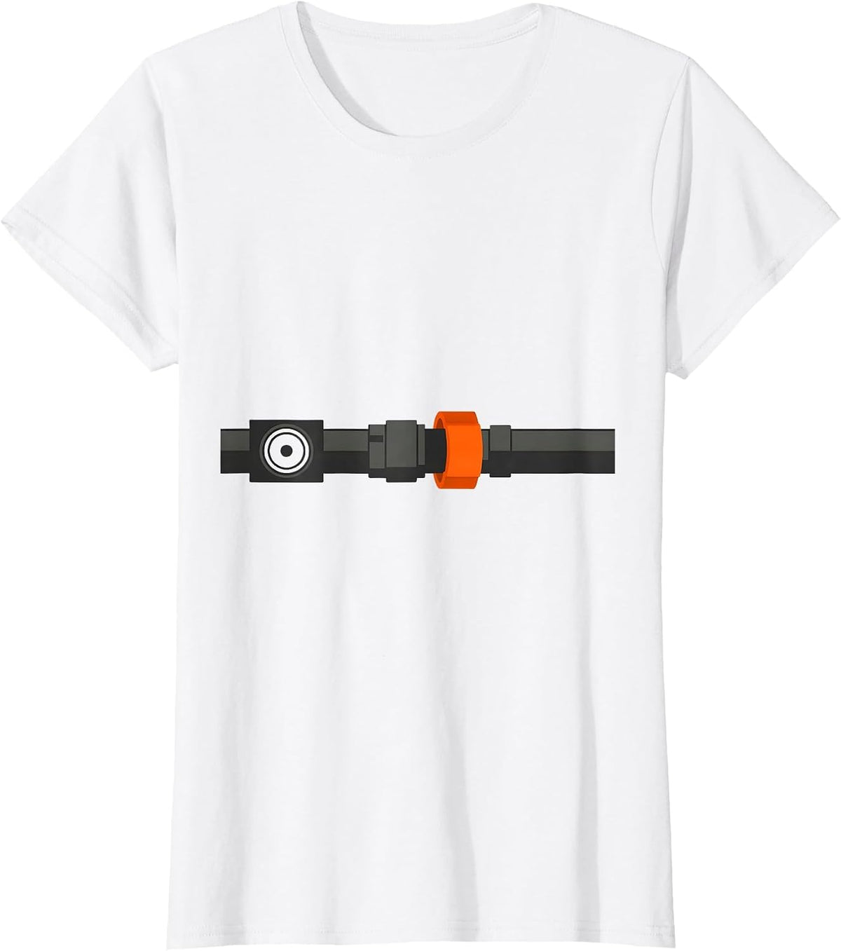 Mechanic Hose Repair Minimalist Auto Garage Worker Gift T-Shirt - White