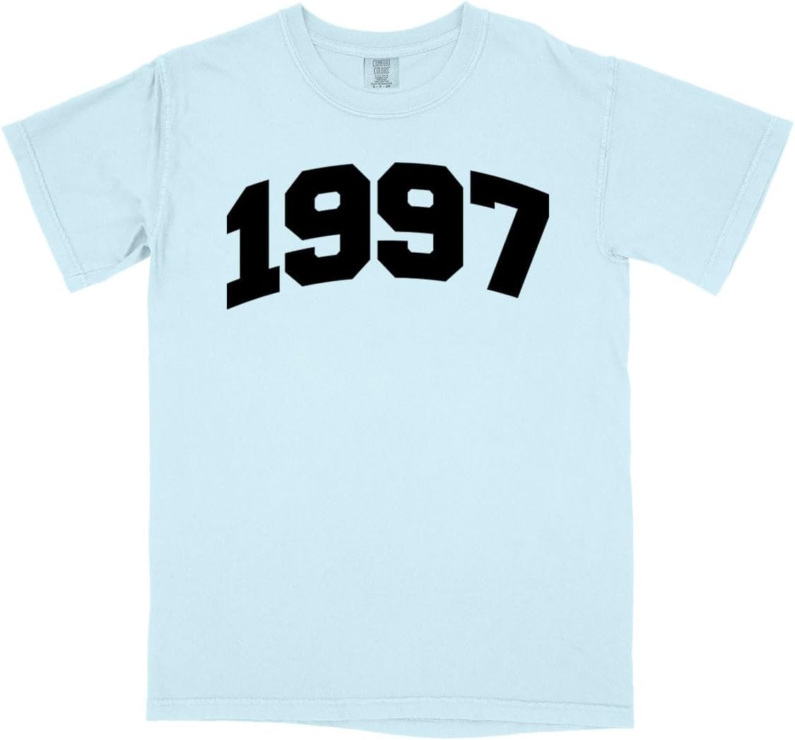 1997 Collegiate Comfort Colors Short Sleeve Tee Unisex - Chambray