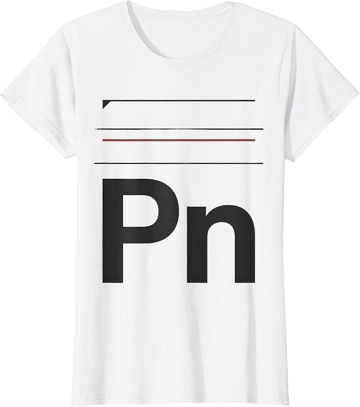 Pn Funny Chemistry Periodic Table Pun Science Enthusiast T-Shirt - White