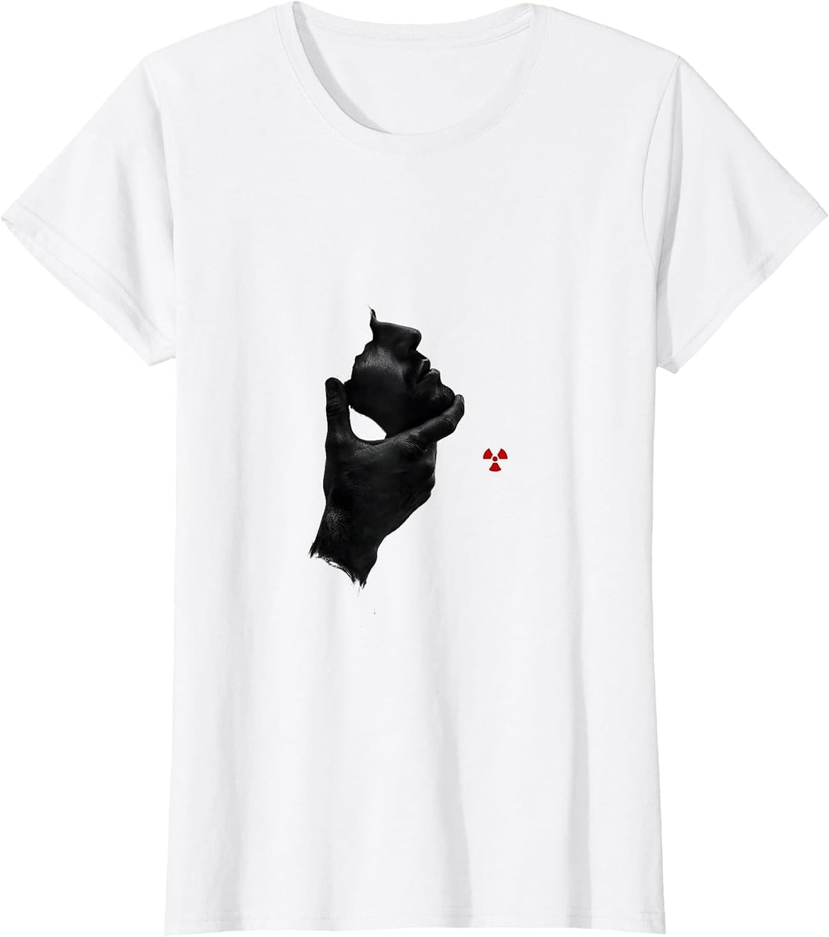 Women's Chin Position Radiology Tech Minimalist Rad Tech Gift T-Shirt - White