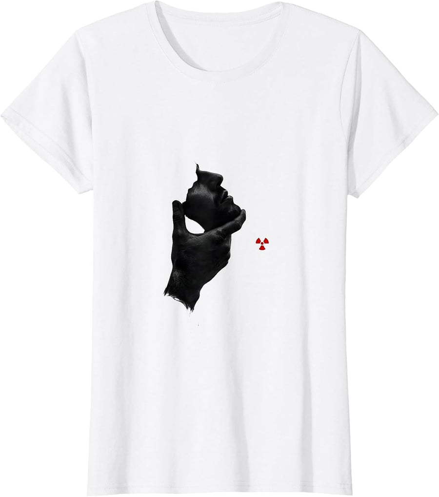 Women's Chin Position Radiology Tech Minimalist Rad Tech Gift T-Shirt - White