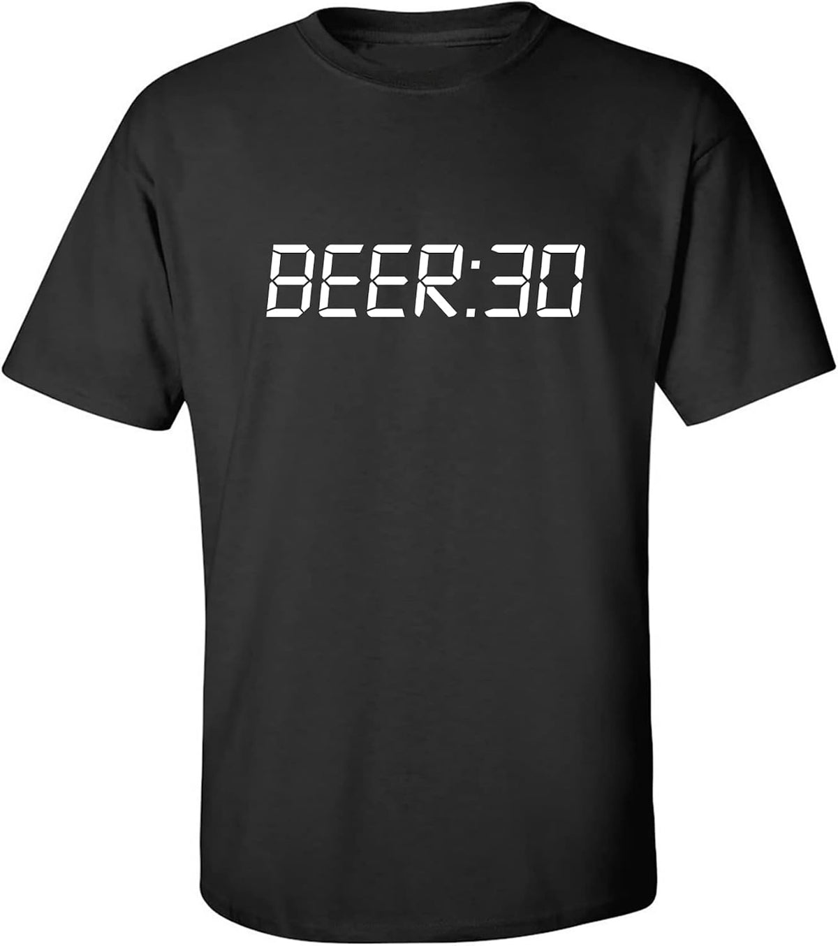 zerogravitee Beer:30" Adult Short Sleeve T-Shirt - Black