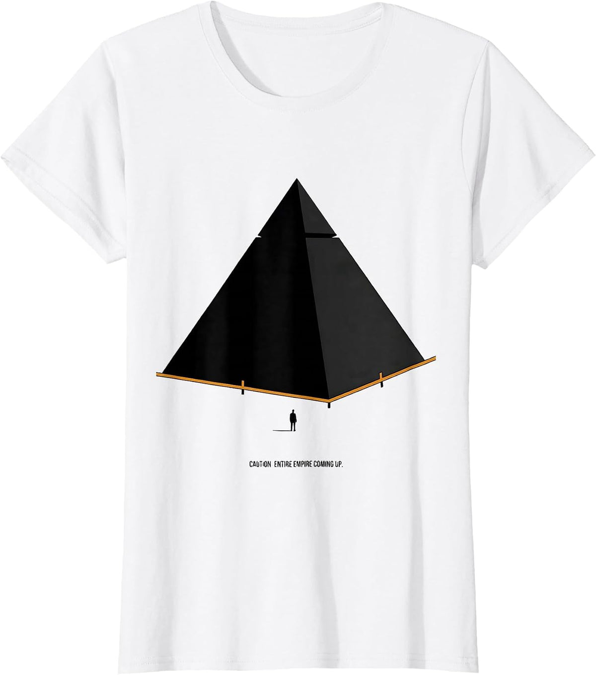 Women's Caution: Entire Empire Coming Up Funny History Teacher T-Shirt - White