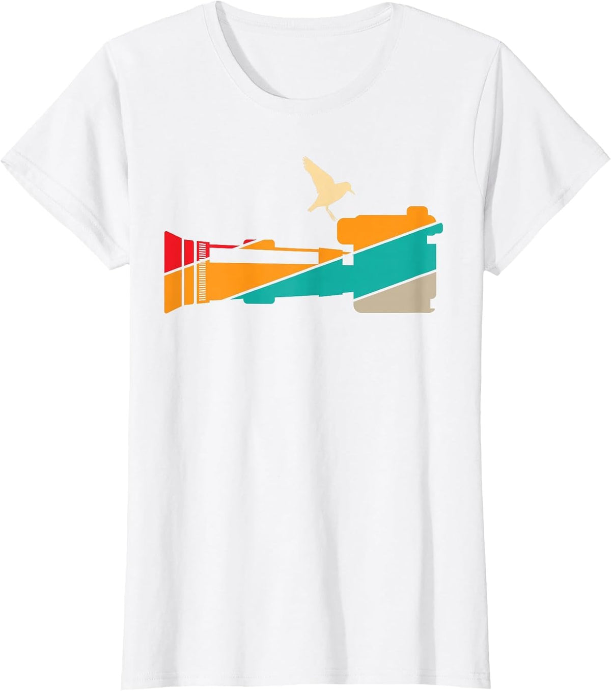 Bird Photography T-Shirt - White