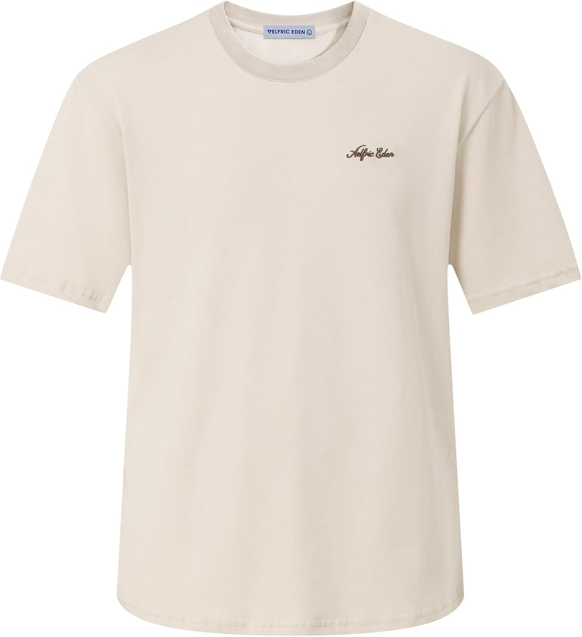 Aelfric Eden Mens T Shirts Casual Heavyweight Cotton Classic Tees - Gray Green