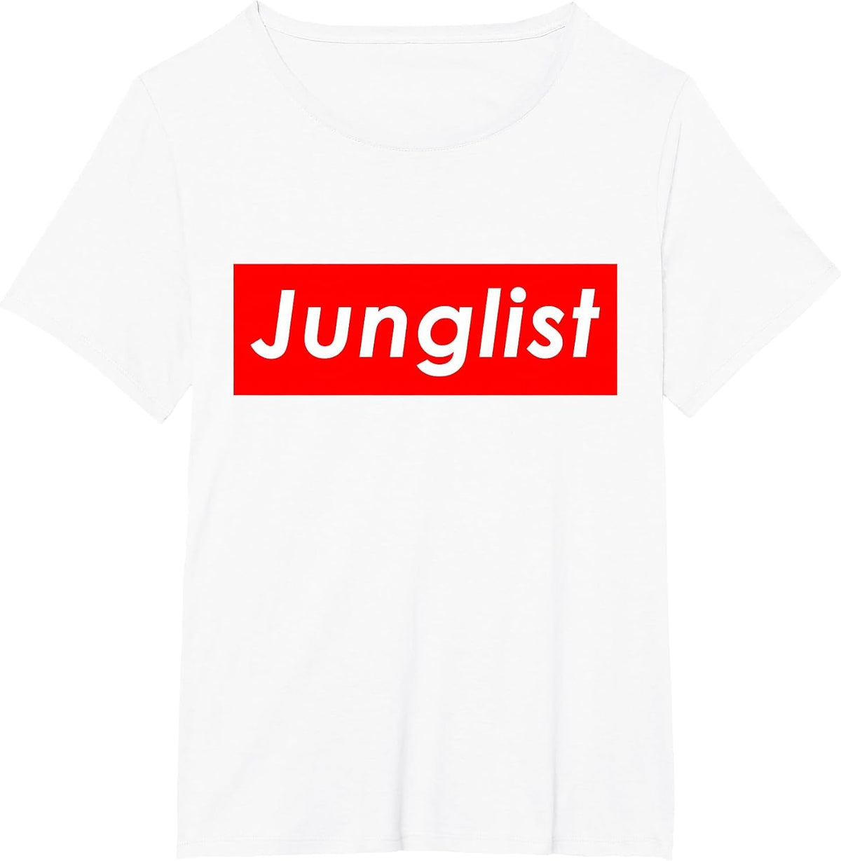 Junglist Music Drum and Bass Rave DJ Costume for Junglists T-Shirt - White