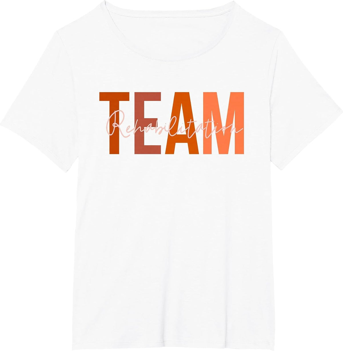 Rehab Team Squad for Rehabilitation Matching Therapy Month T-Shirt - White