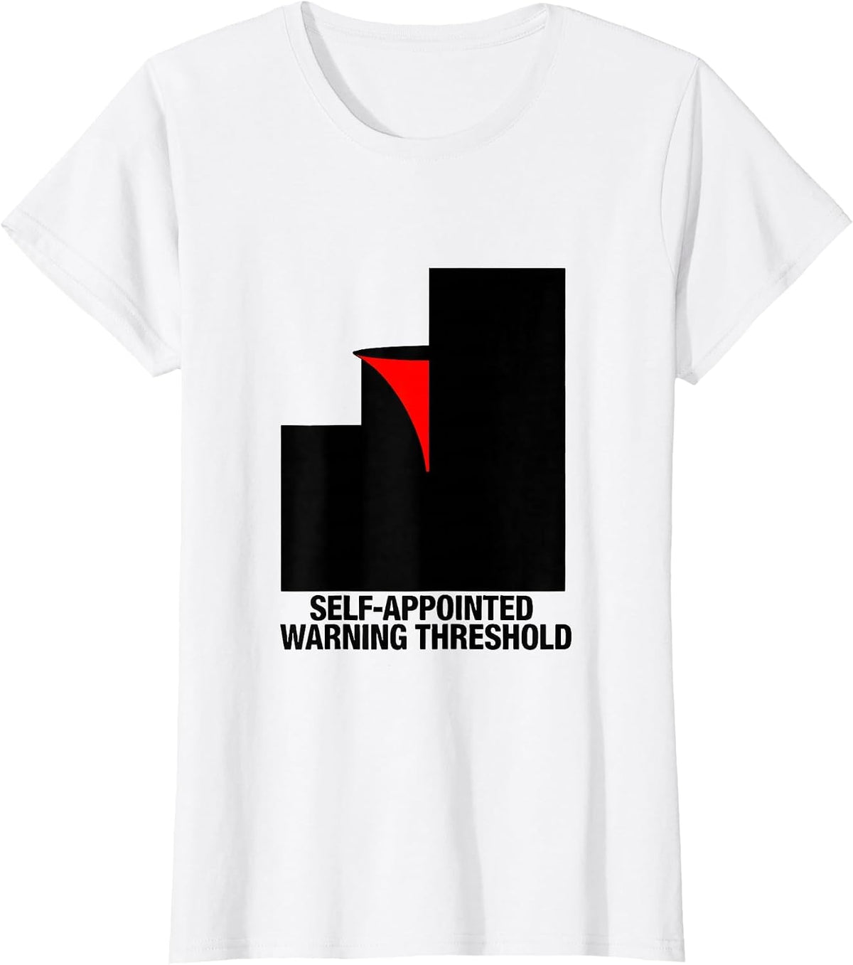 Women's Self-Appointed Warning Threshold Storm Chaser Meteorology T-Shirt - White