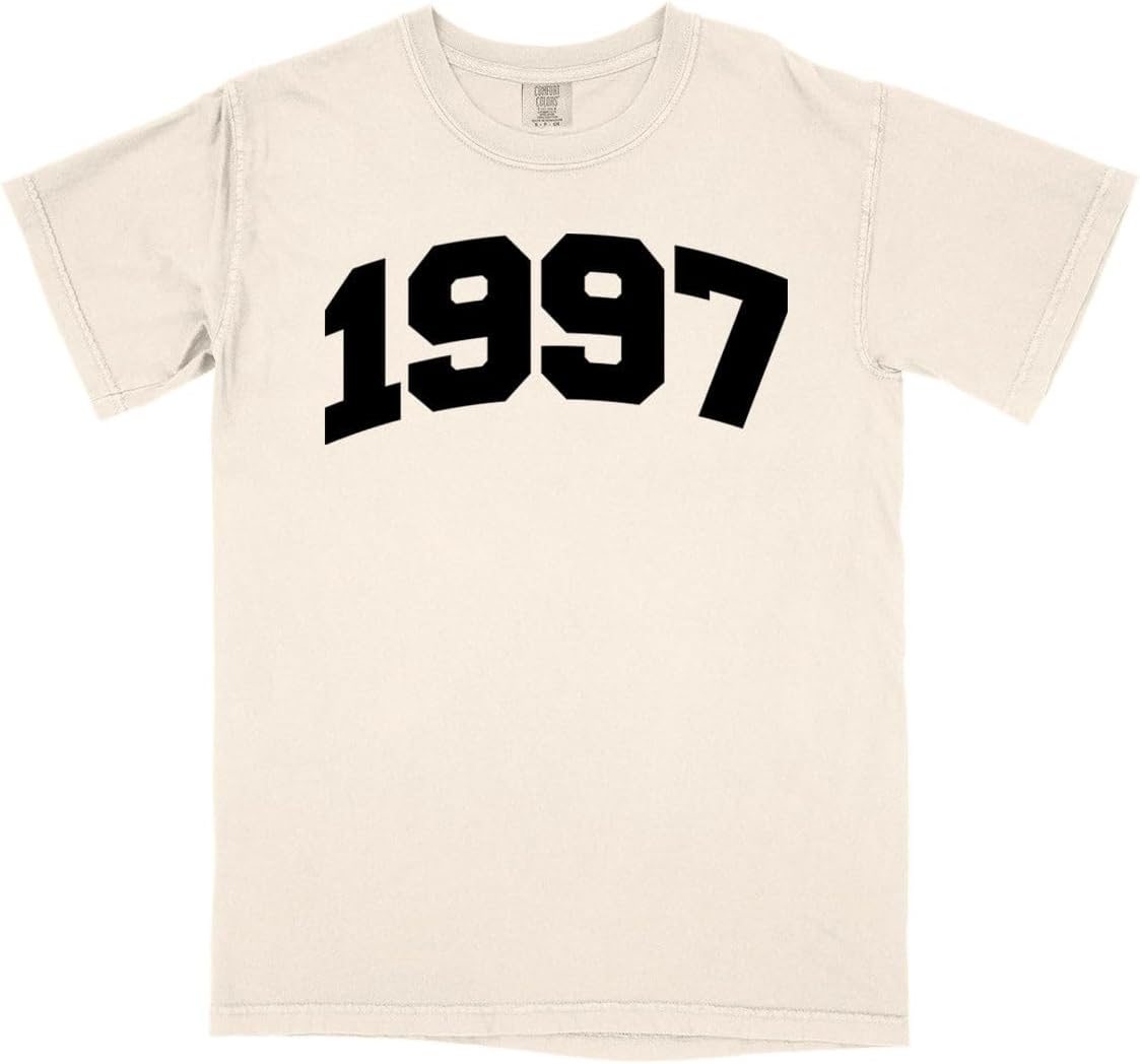 1997 Collegiate Comfort Colors Short Sleeve Tee Unisex - Ivory