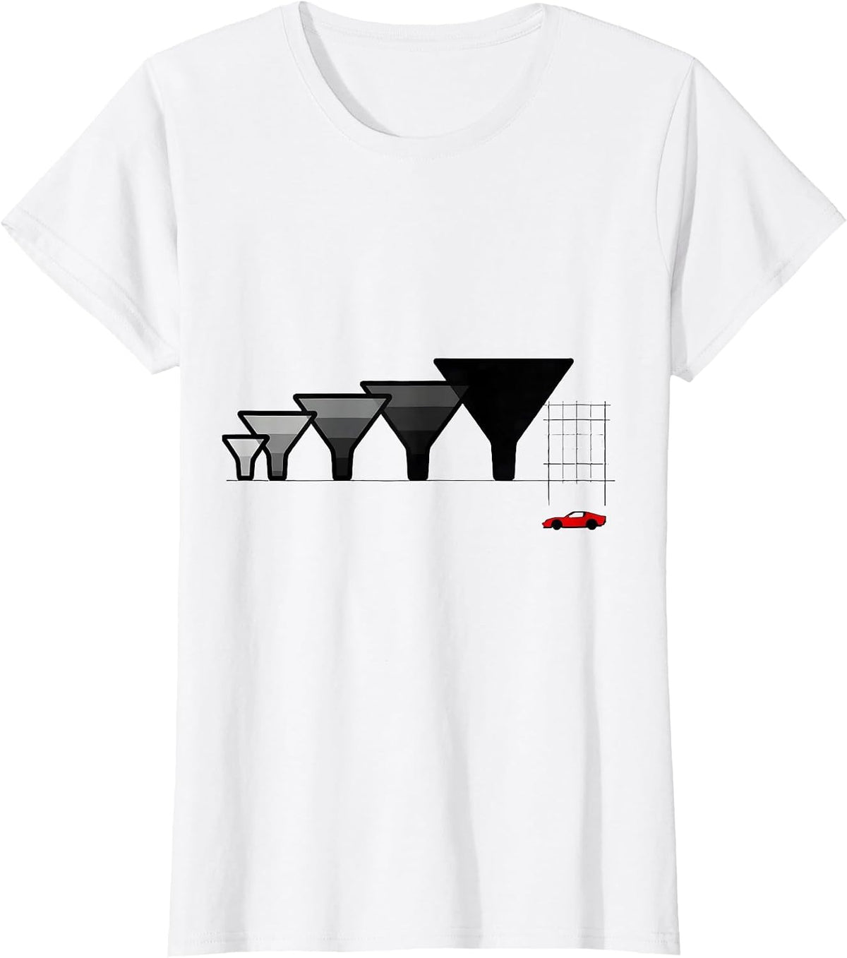 Funnel Icons Storm Chaser Meteorology Enthusiast Humor T-Shirt - White