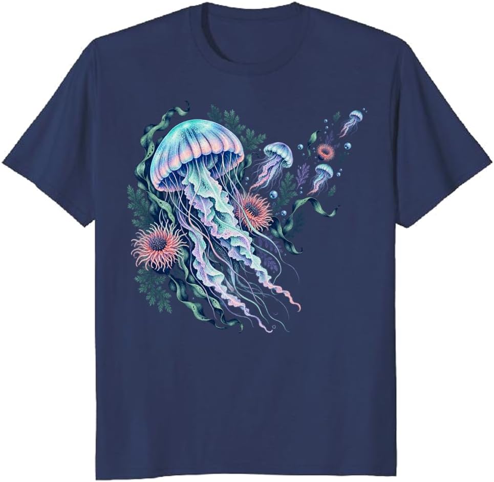 Leopard Floral T-Shirt Orchid Fern Jungle Nature Lover Tee - S7