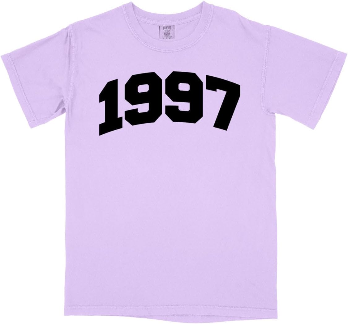 1997 Collegiate Comfort Colors Short Sleeve Tee Unisex - Orchid