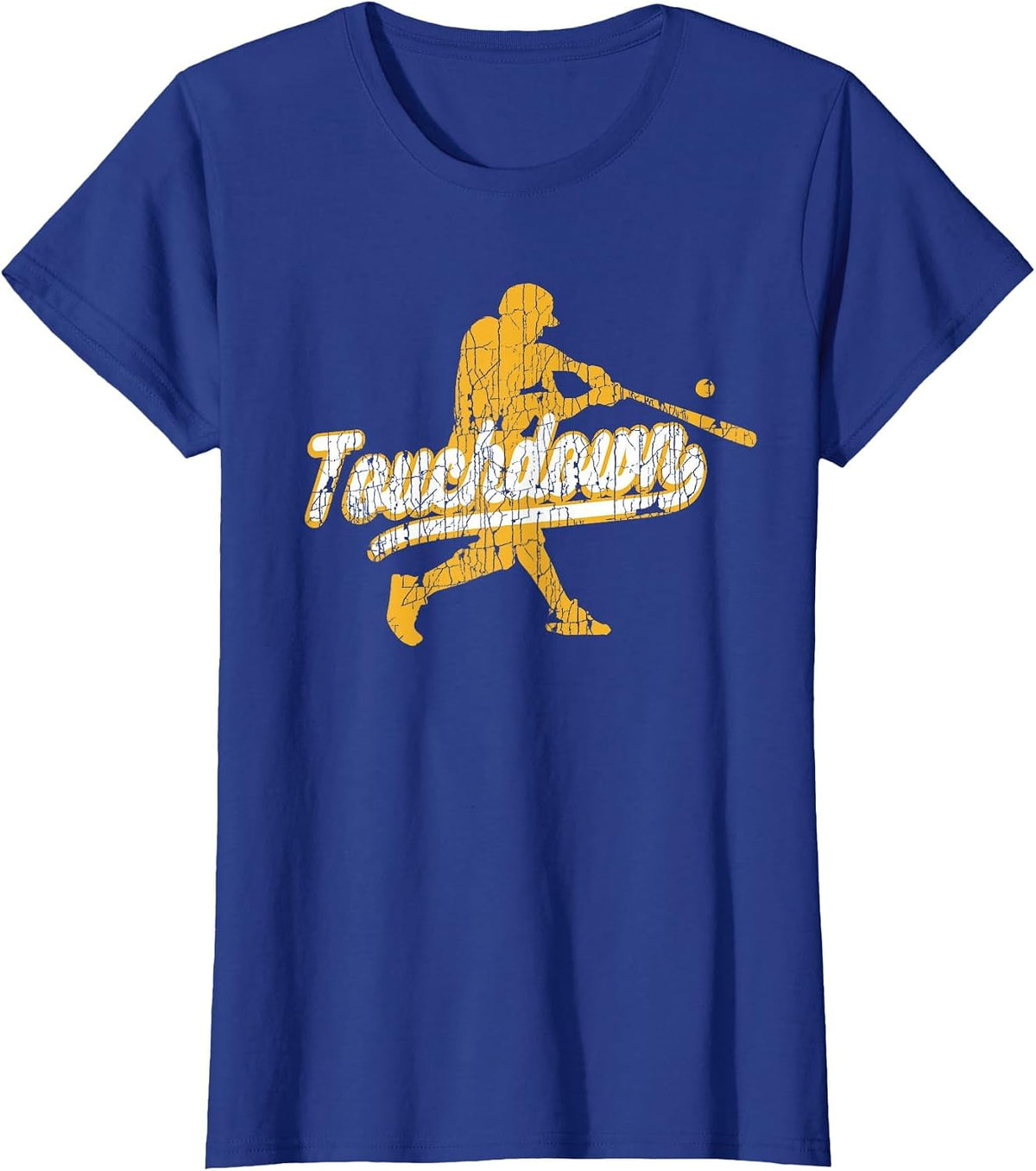 Baseball Apparel Touchdown t Shirt T-Shirt - Royal Blue
