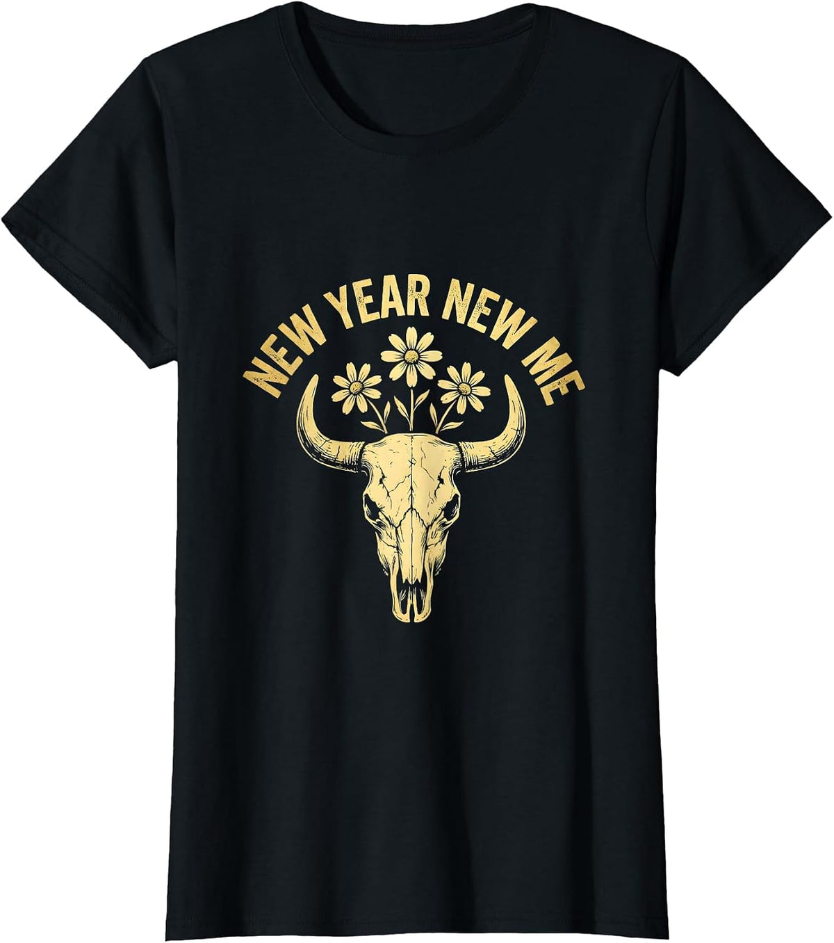 It's My Birthday New Year New Me Design T-Shirt - Black