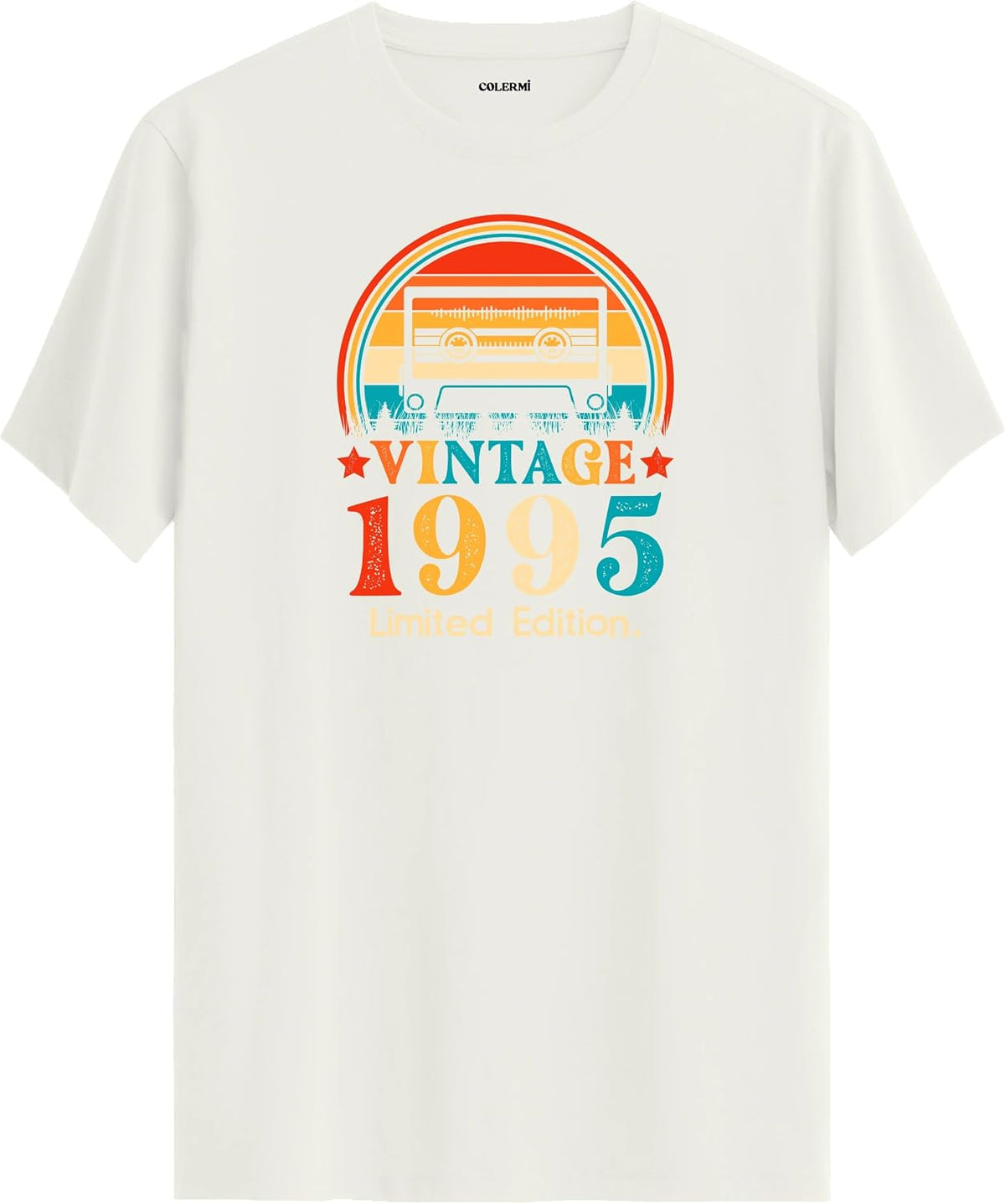 1995 Vintage Mixtape Regular T-Shirt - Ecru