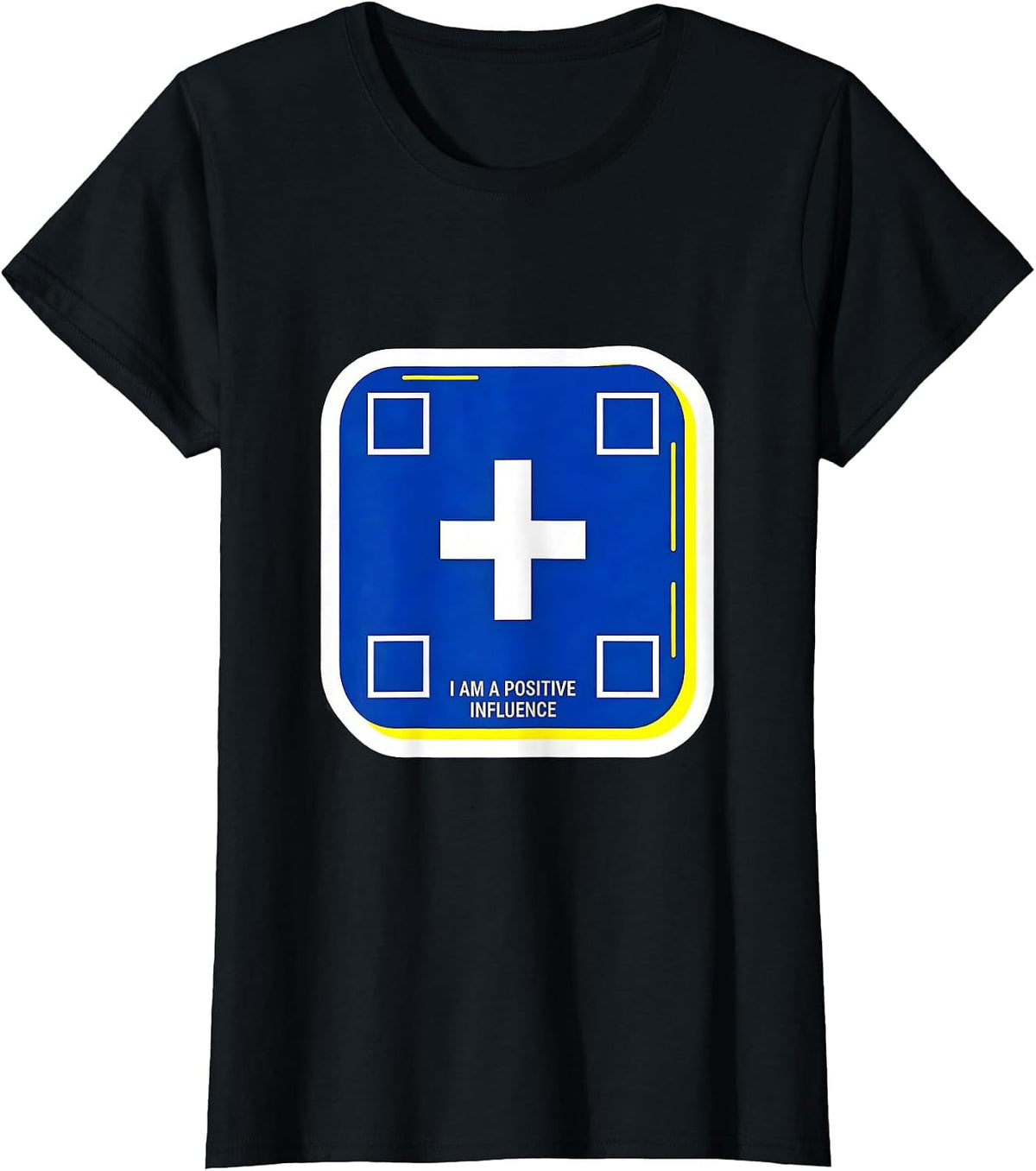 I Am A Positive Influence Funny Chemistry Science Nerd Gift T-Shirt - Black
