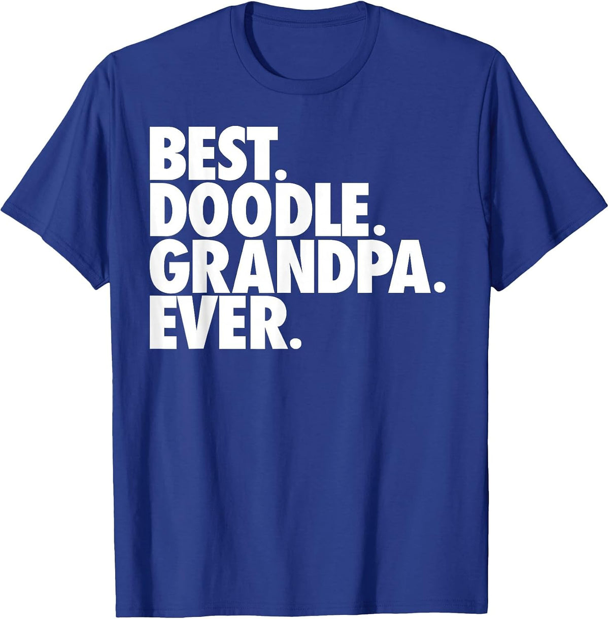 Goldendoodle Grandpa - Best Doodle Grandpa T-Shirt - Royal Blue