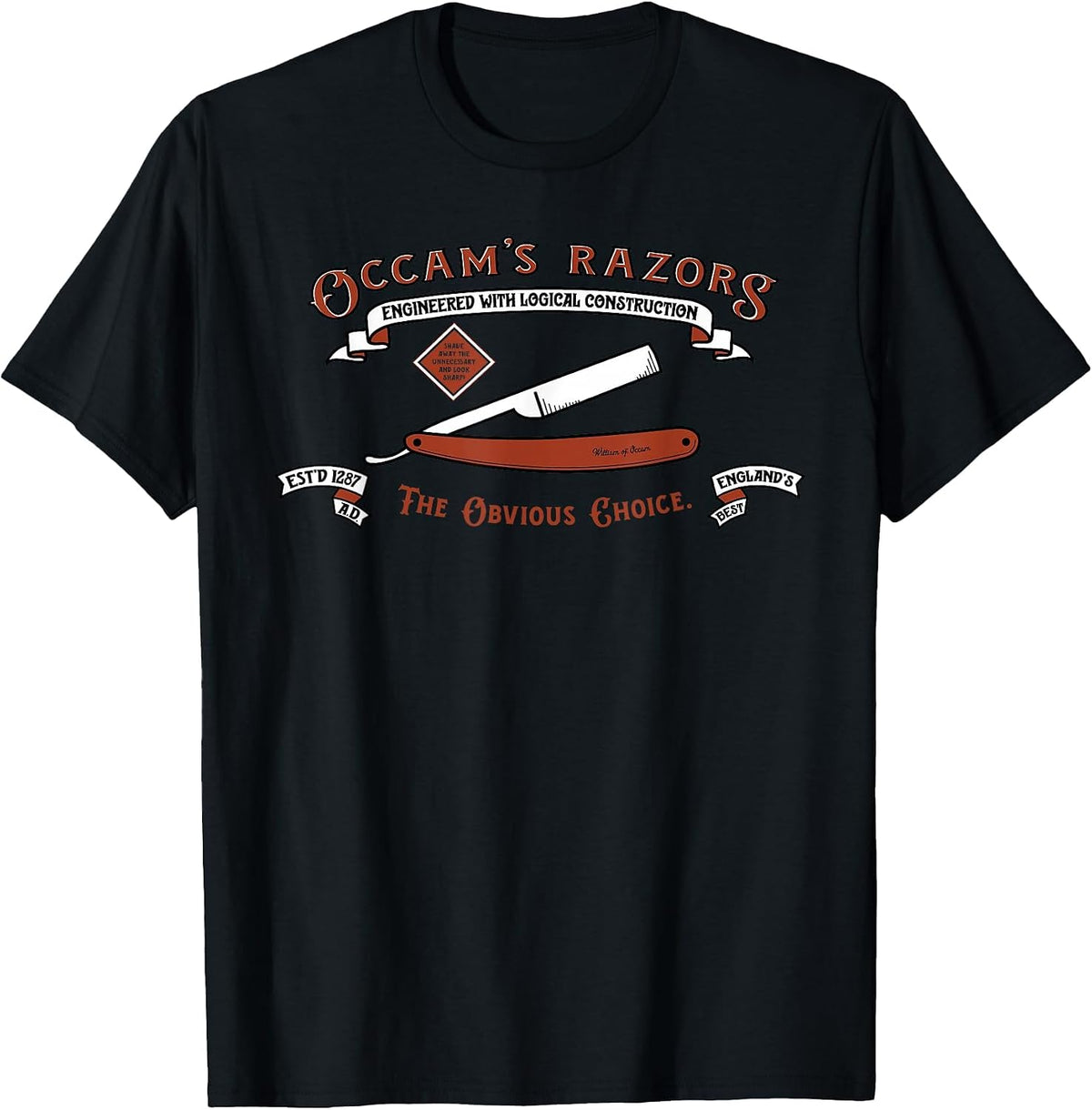 Occam's Razors - The Obvious Choice T-Shirt - Black