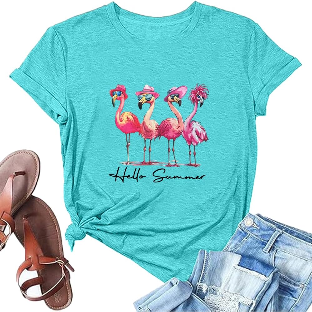 Beach Tanks Women Vacation Shirts Salt Sunshine Life Graphic Summer Tops - Mint Green 2