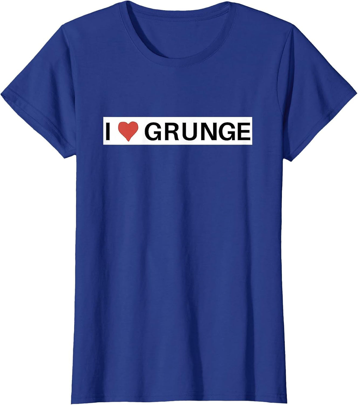 I Love Grunge Music T-Shirt - Royal Blue