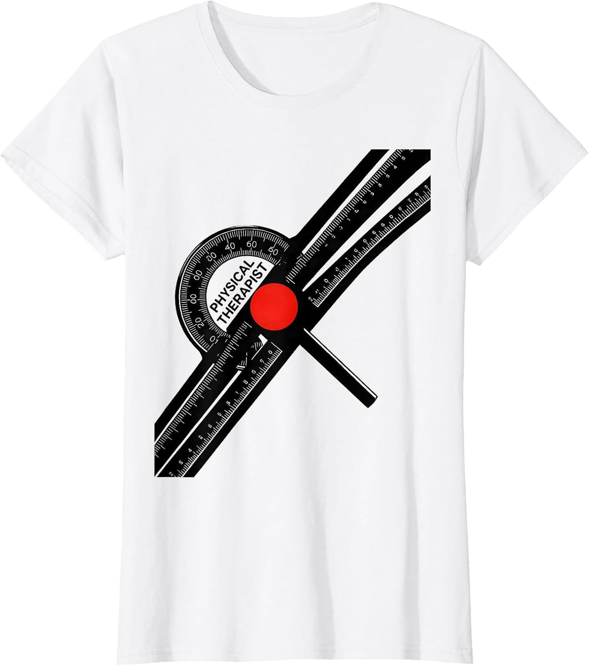 Women's Physical Therapist Constructivist Poster Rehab Team Gift T-Shirt - White
