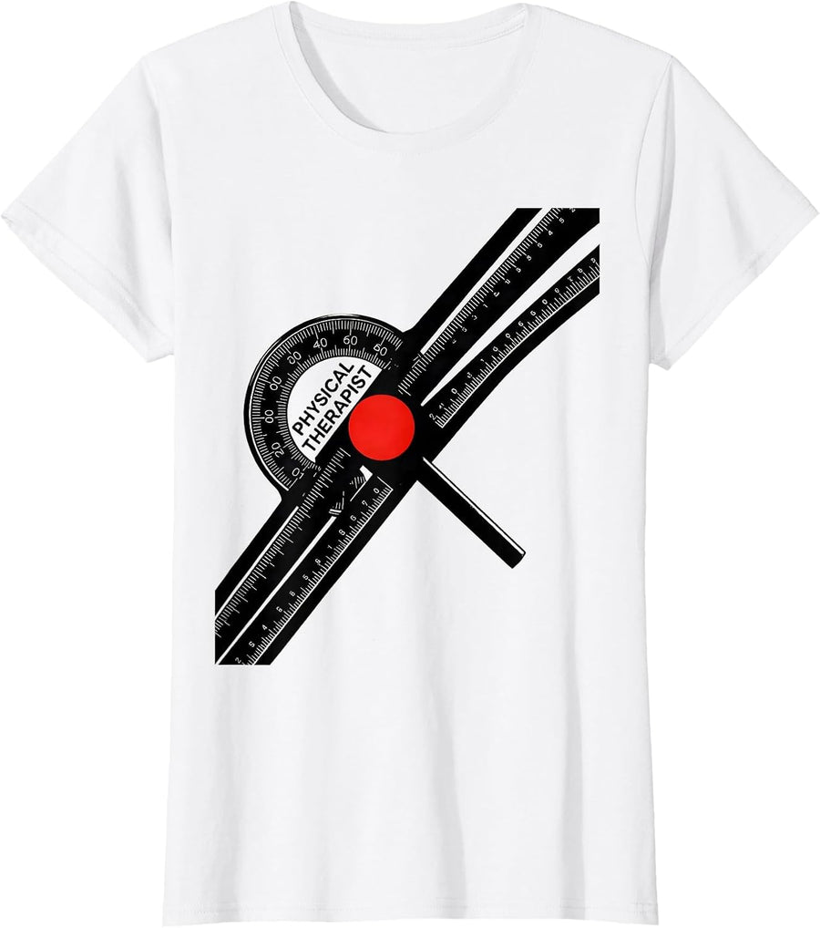 Women's Physical Therapist Constructivist Poster Rehab Team Gift T-Shirt - White