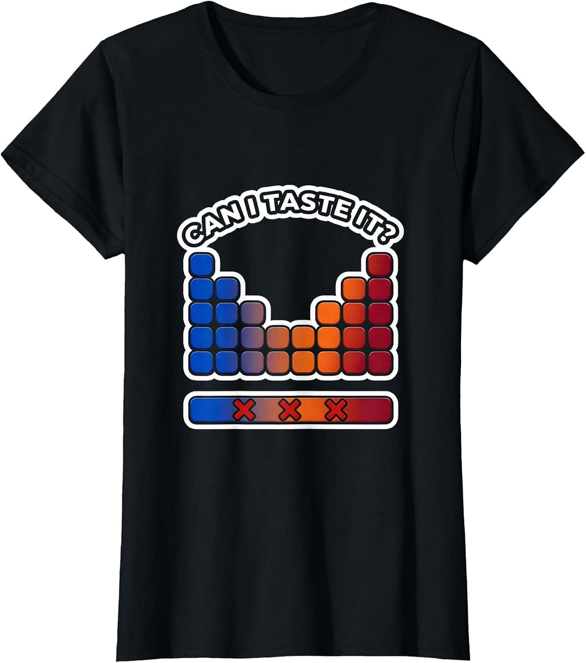 Can I Taste It Funny Periodic Table Chemistry Teacher T-Shirt - Black