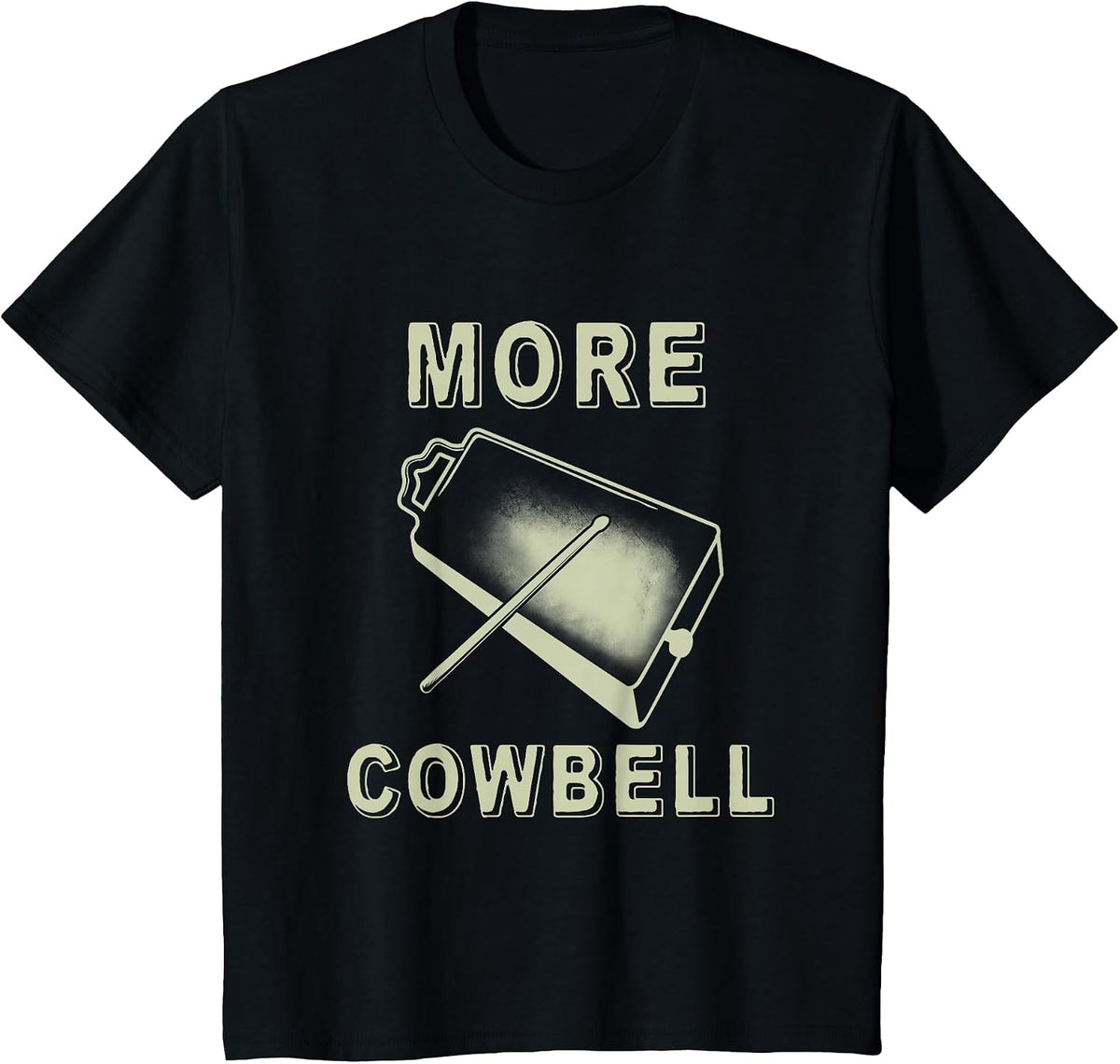 More Cowbell T-Shirt T-Shirt - Black