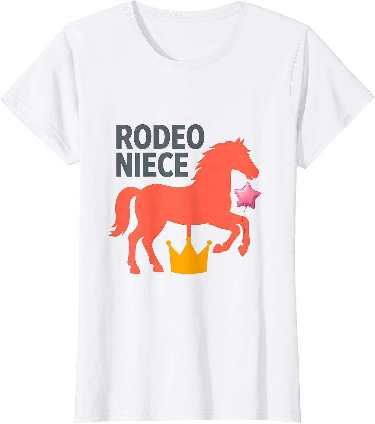 Rodeo Niece Pink Boots Coquette CowGirl Birthday Party T-Shirt - White