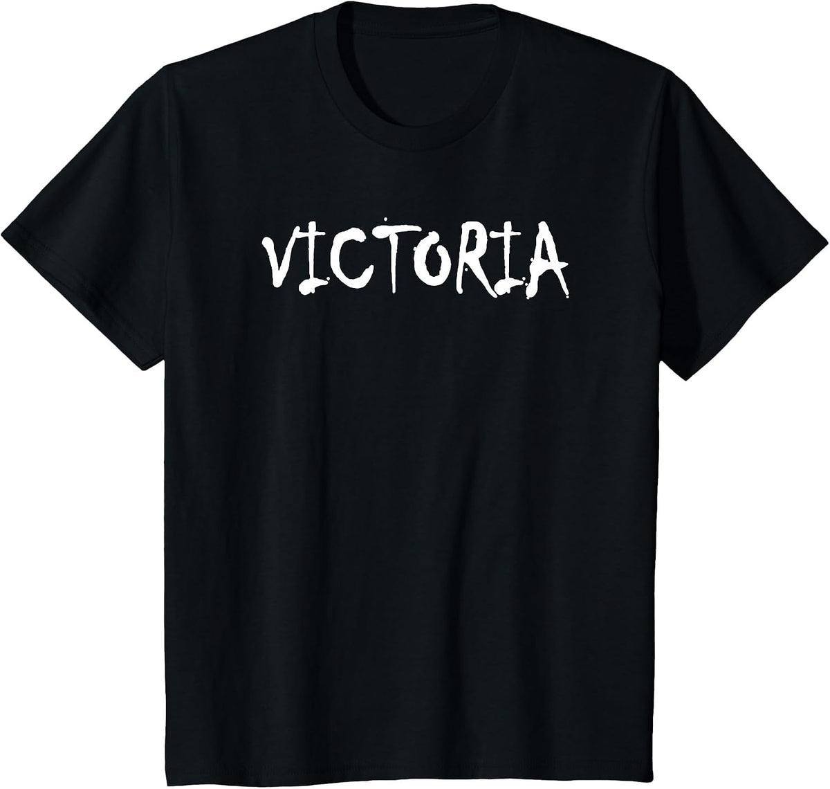 Victoria Last Name American Hispanic Mexican Spanish Family T-Shirt - Black
