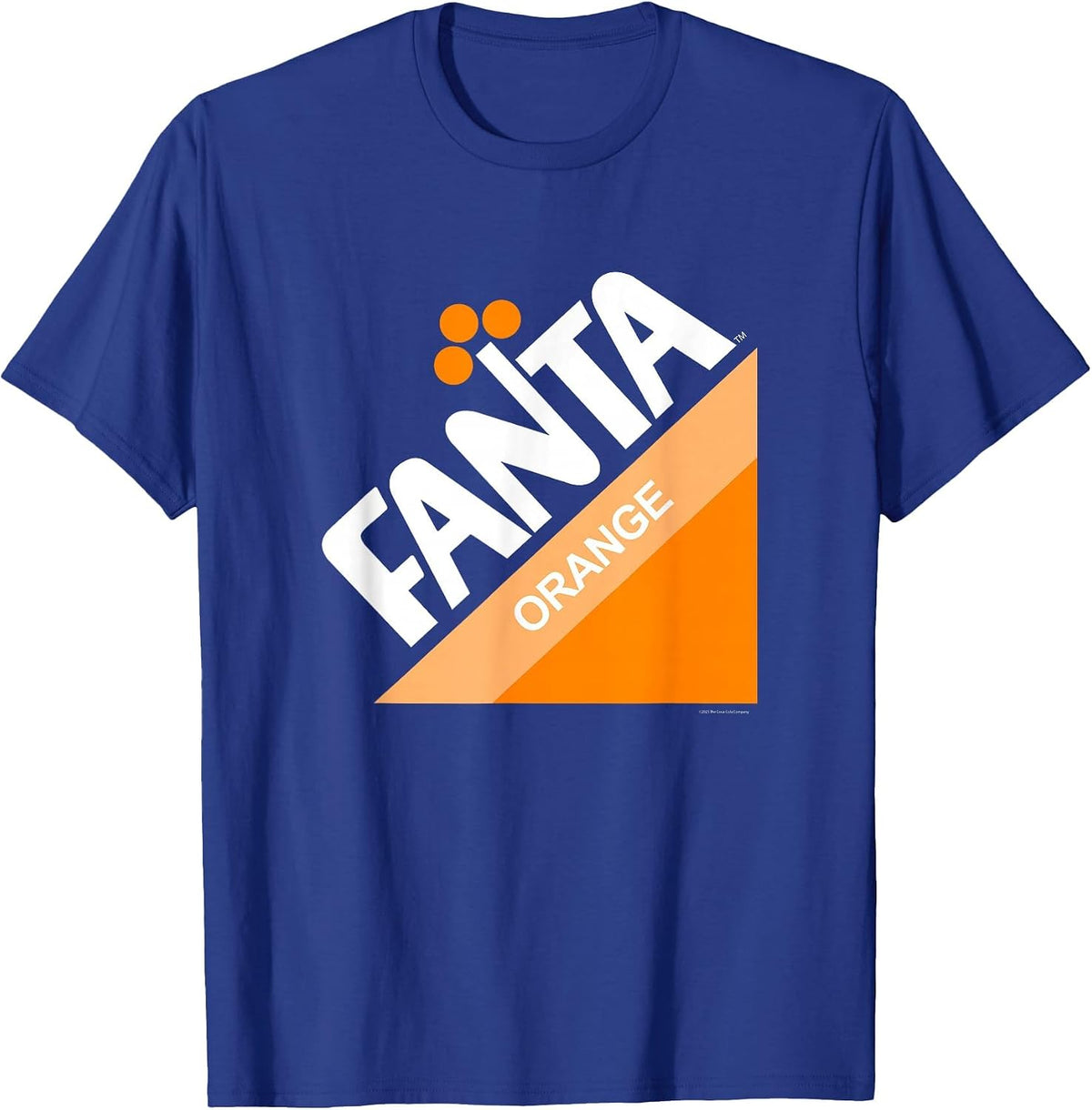 Fanta Orange Soda Retro Classic Soft Drink T-Shirt - Royal Blue