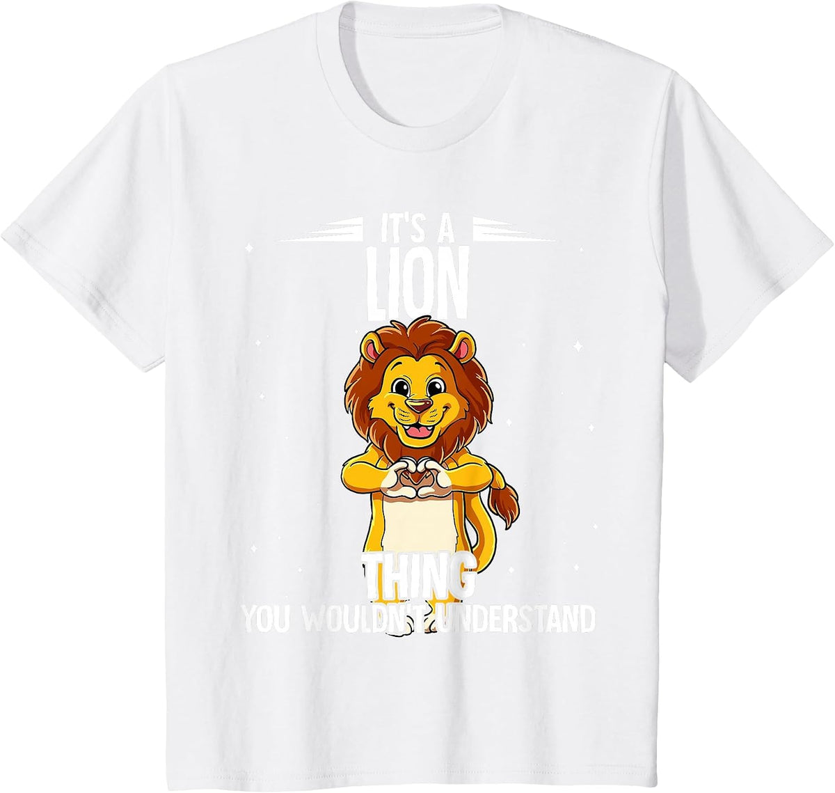 Its A Lion Thing Lion T-Shirt - White