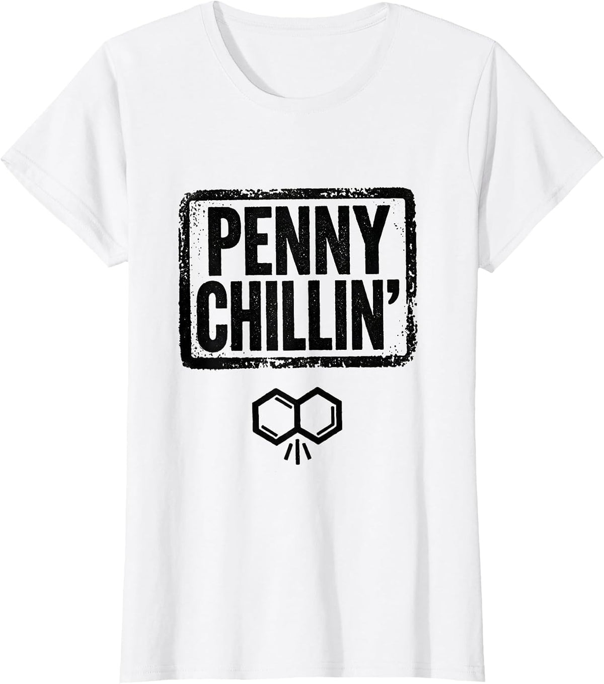 Penny Chillin' Rubber Stamp Pharmacy Technician Novelty T-Shirt - White