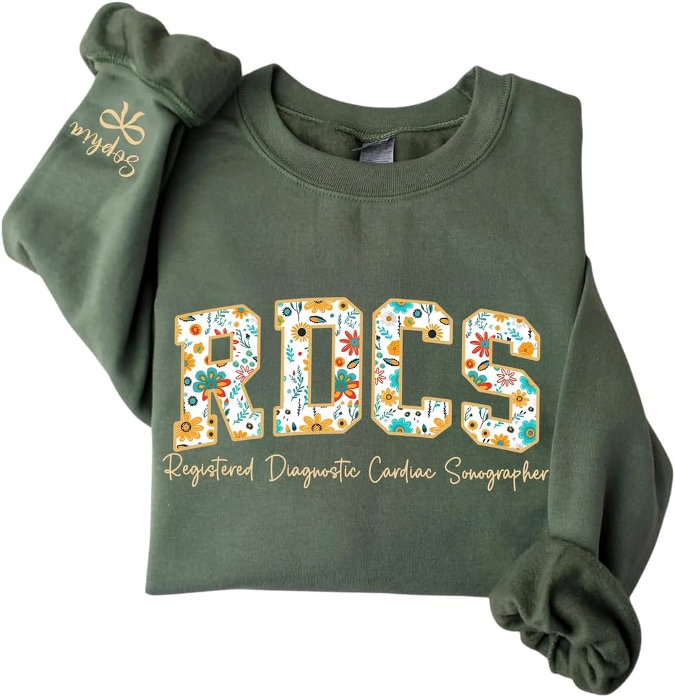 Personalized Nurse Sweatshirt, Custom Name & Specialty, Personalized Gift for Nurses & Healthcare Heroes - Rdcs