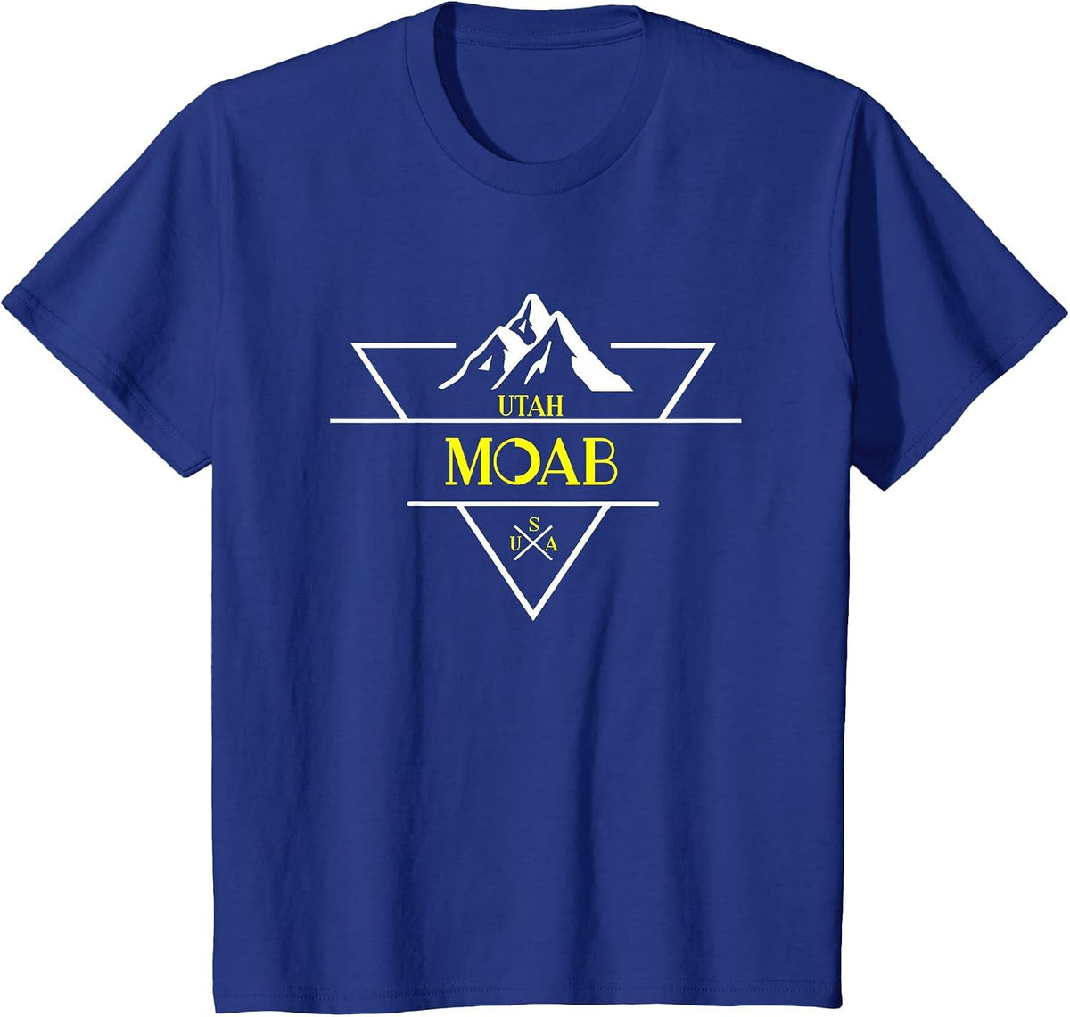 Moab Utah National Park - USA 1980s Retro Shirt T-Shirt - Royal Blue