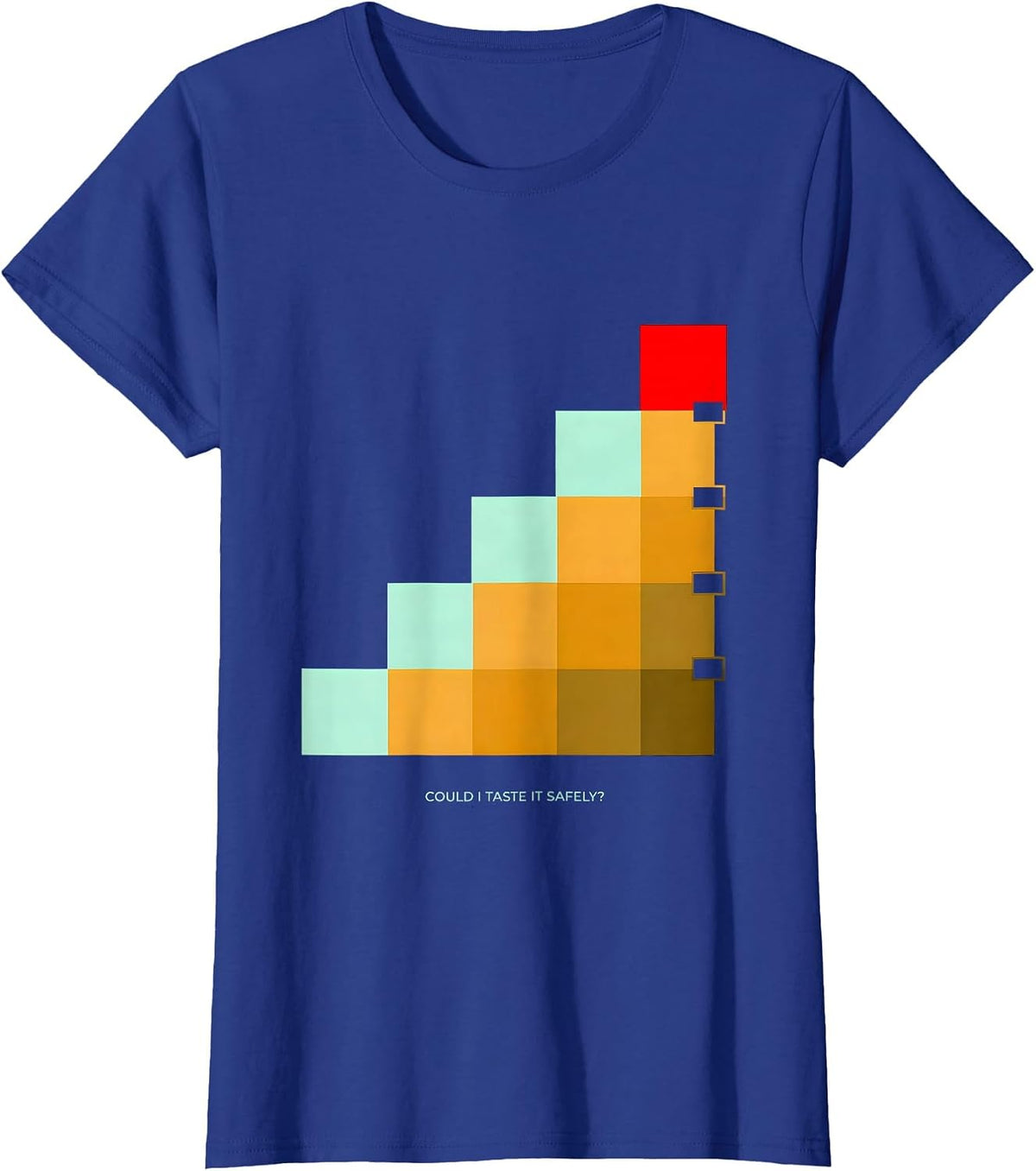 Women's Could I Taste It Safely Funny Periodic Table Chemistry T-Shirt - Royal Blue