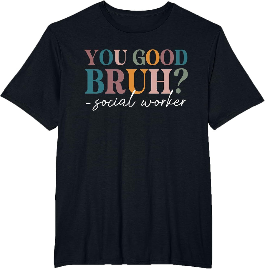 School Social Worker T-Shirt - Black