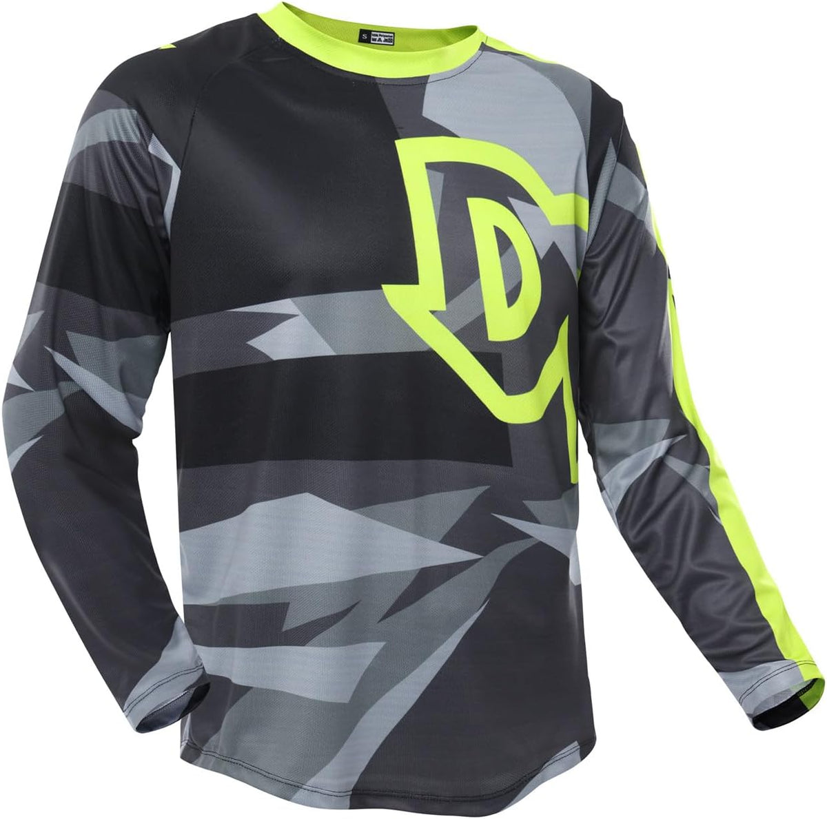 Men's Cycling Bike Jersey Long Sleeve Mountain Bicycle Biking MTB T Shirt | Moisture Wicking | Breathable | Quick Dry | -