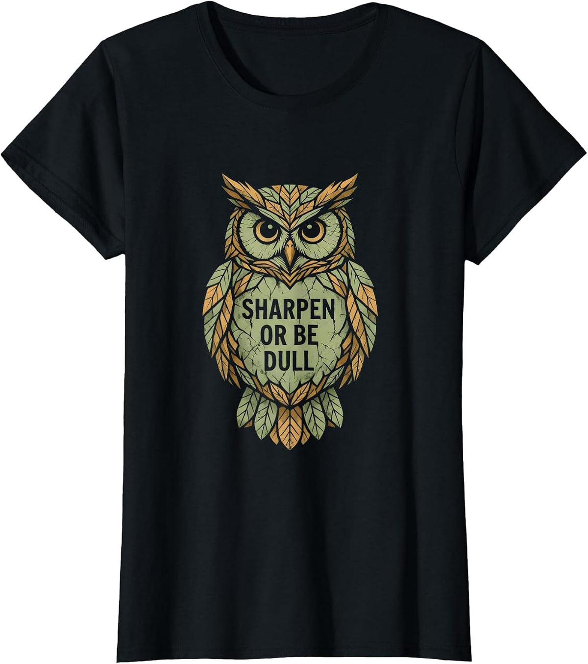 Sharpen Or Be Dull Iron Sharpens Iron Design T-Shirt - Black