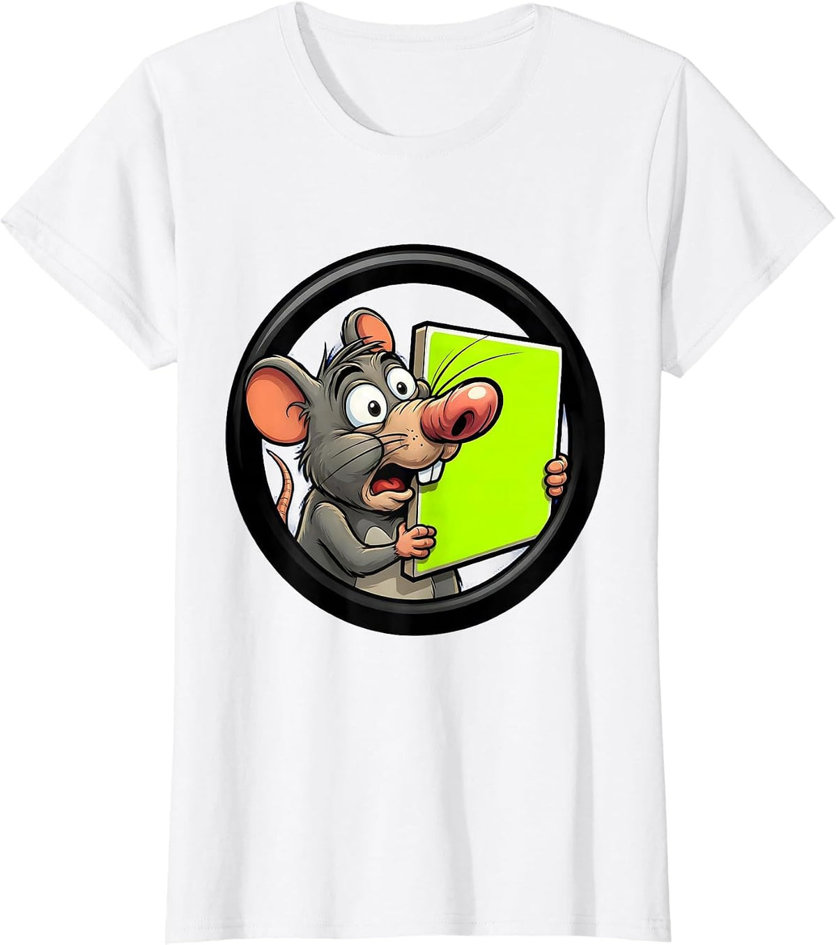 Can I Lick It Periodic Table Lab Rat Design T-Shirt - White