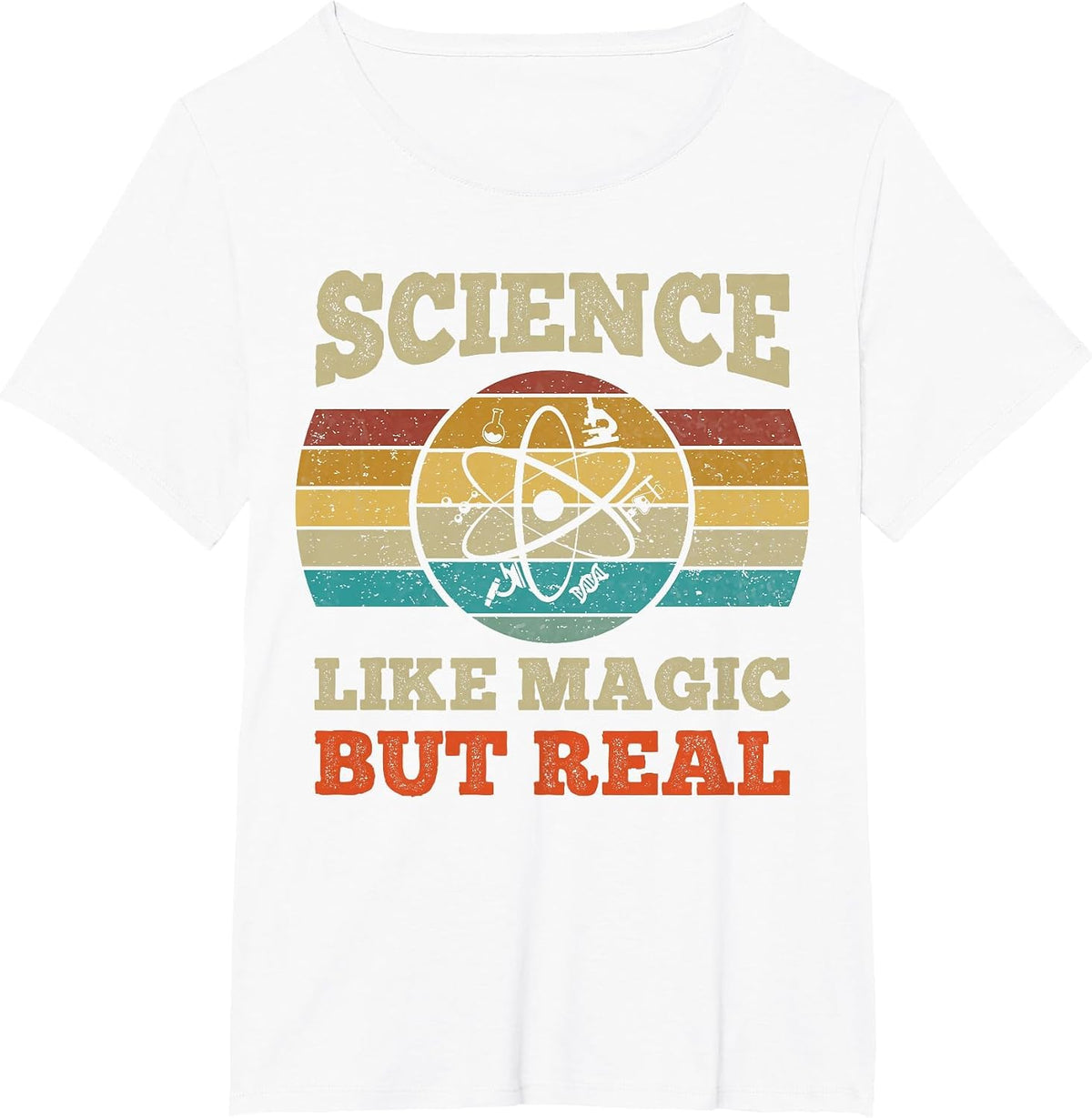 Science Like Magic But Real Shirt Science Teacher Geek Nerd T-Shirt - White