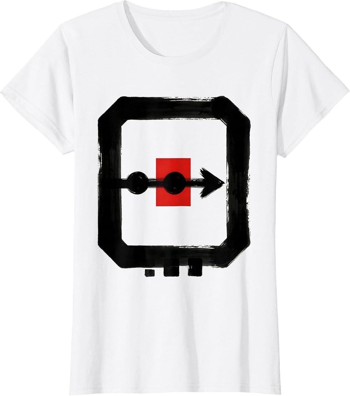 Monumental Limit Symbol Math Teacher Sarcastic Humor T-Shirt - White