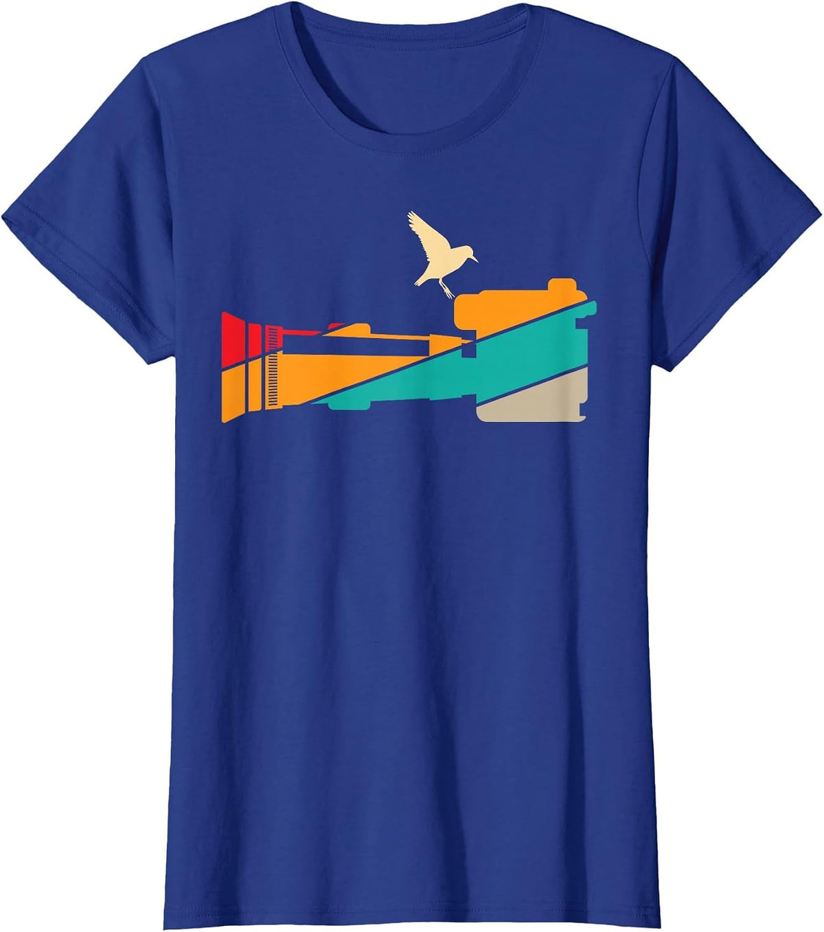 Bird Photography T-Shirt - Royal Blue