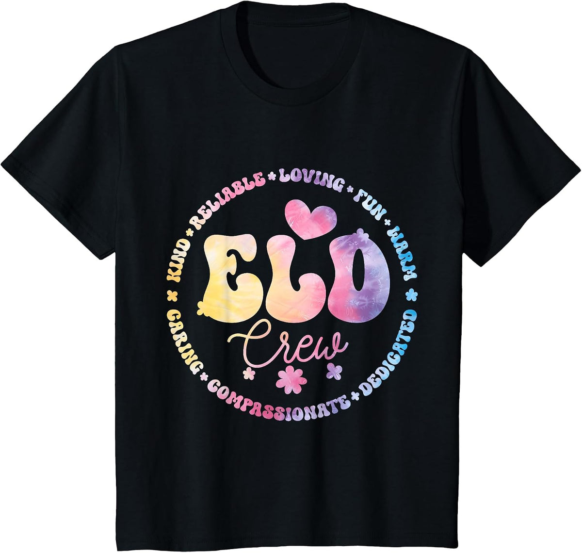 Groovy ELD Crew English Language Development Teacher T-Shirt - Black