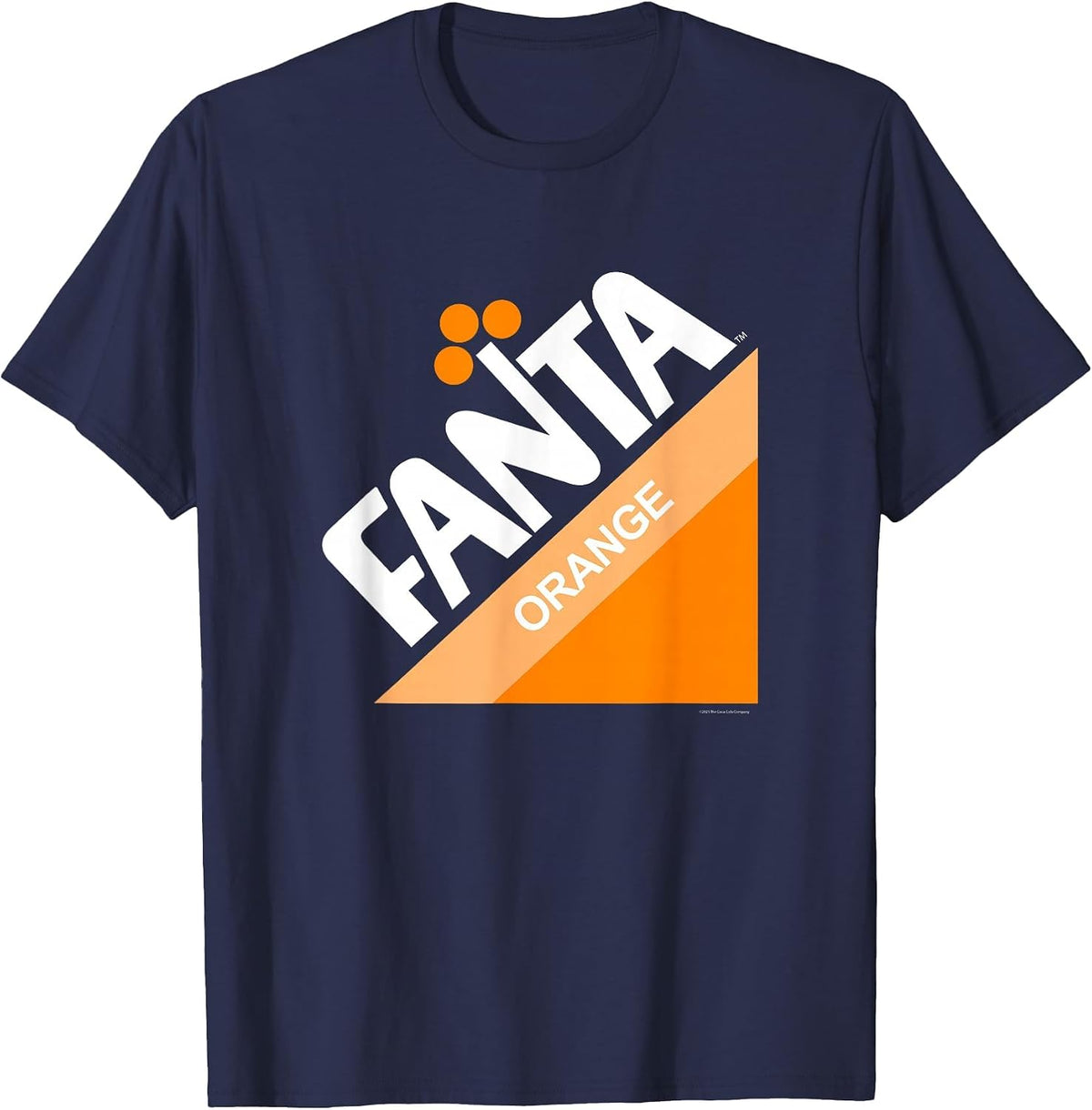 Fanta Orange Soda Retro Classic Soft Drink T-Shirt - Navy Blue